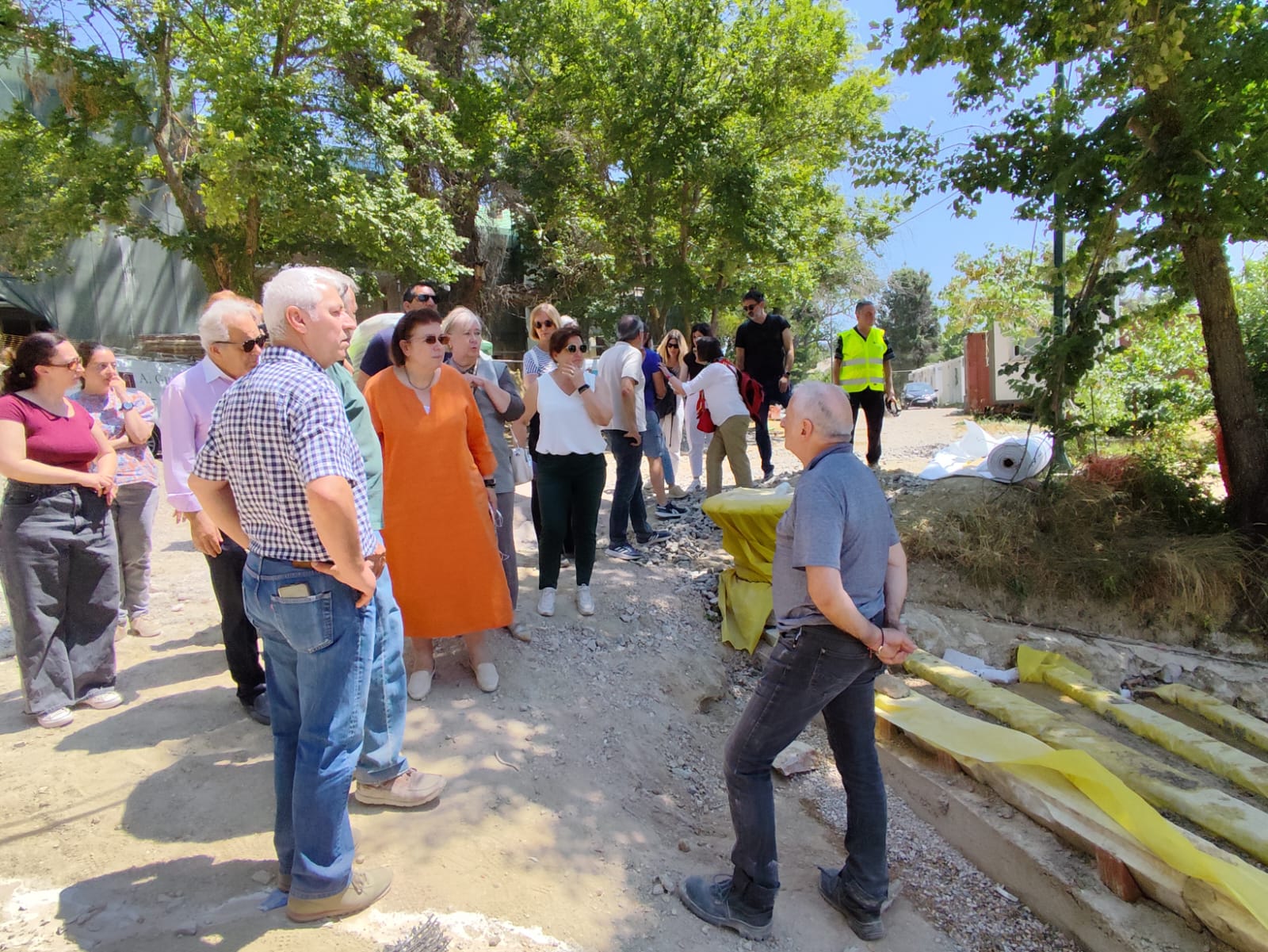 Αυτοψία της Υπουργού Πολιτισμού στο π. βασιλικό κτήμα Τατοϊου