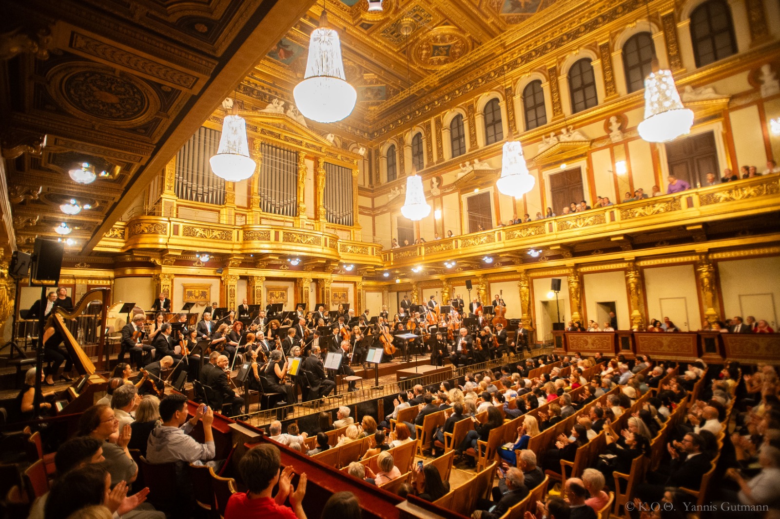 Γενική άποψη από τη συναυλία της ΚΟΘ στο Musikverein
