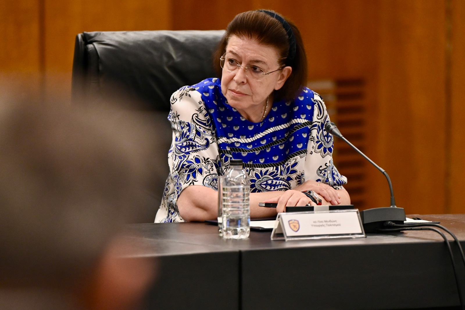Η Υπουργός Πολιτισμού Λίνα Μενδώνη