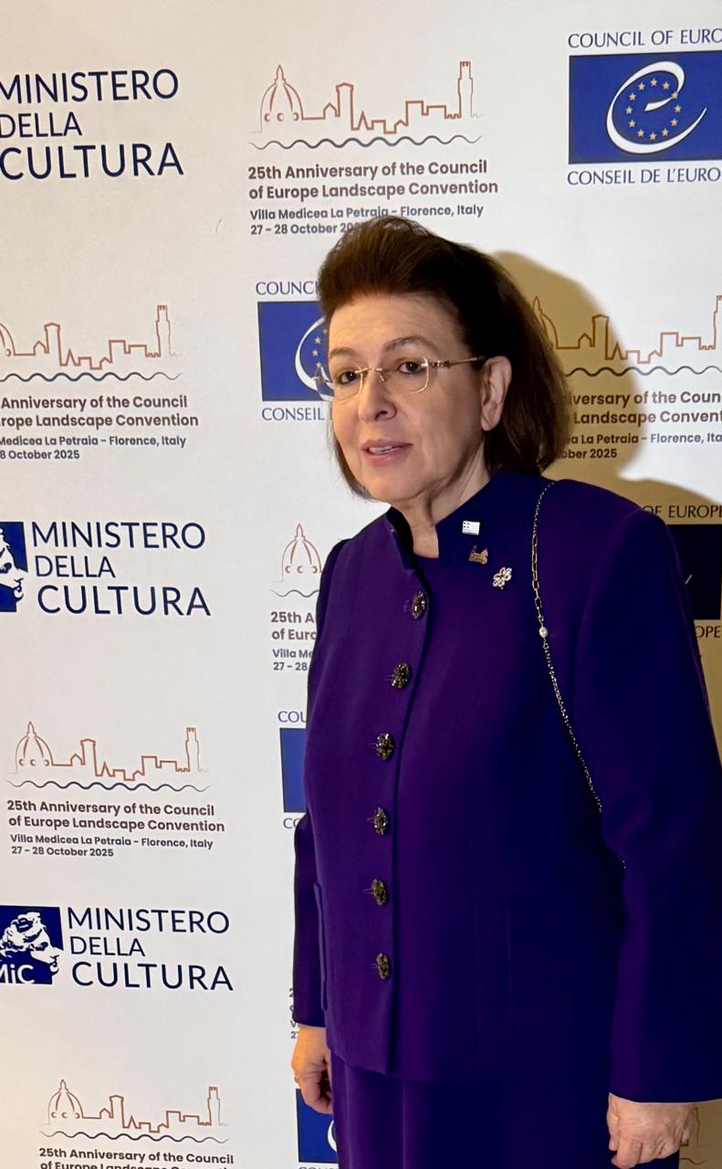 Η Υπουργός Πολιτισμού στην Υπουργική Διάσκεψη, στη Φλωρεντία