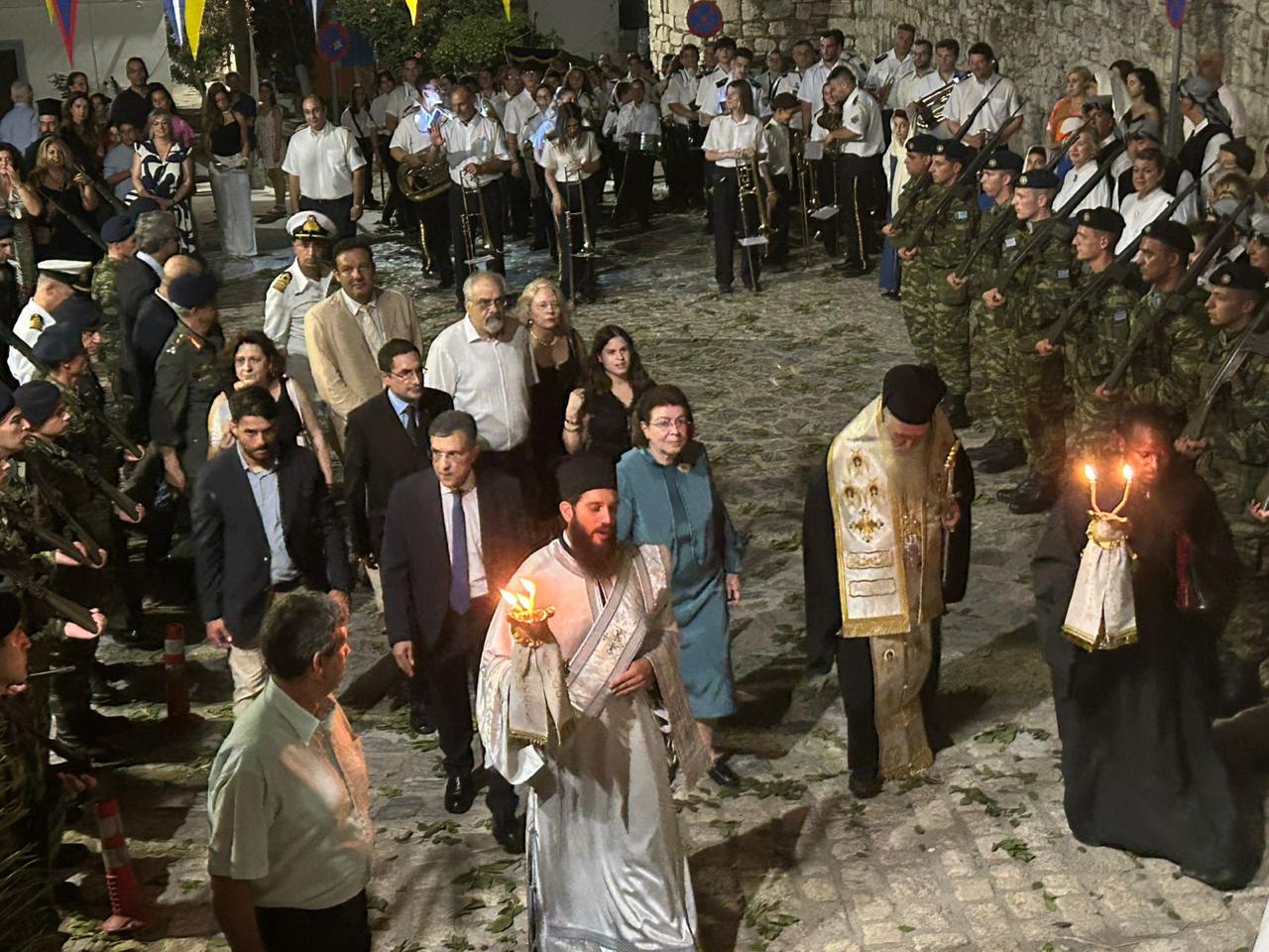 Η Υπουργός Πολιτισμού στον στον Ιερό Ναό Μεταμορφώσεως του Σωτήρος