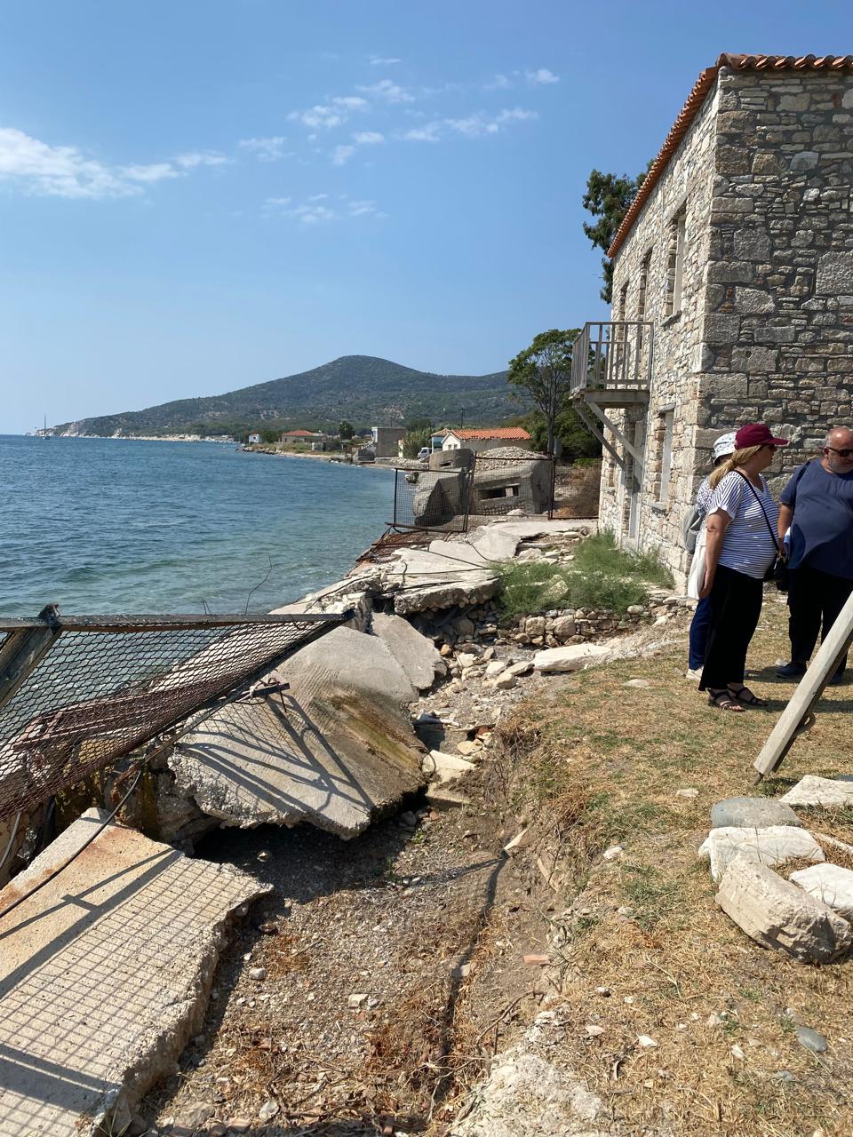 Η παράκτια περιοχή του αρχαιολογικού χώρου Ηραίου