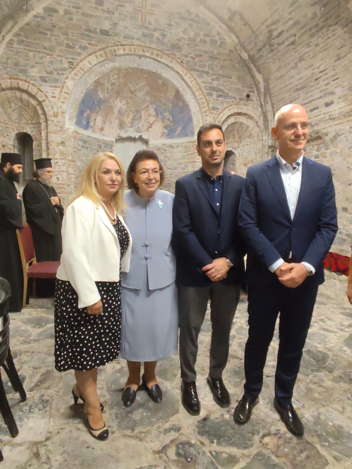 Λίνα Μενδώνη, Άννα Μάνη-Παπαδημητρίου, Σπύρος Κουλκουδίνας και Ξενοφών Μπαραλιάκος