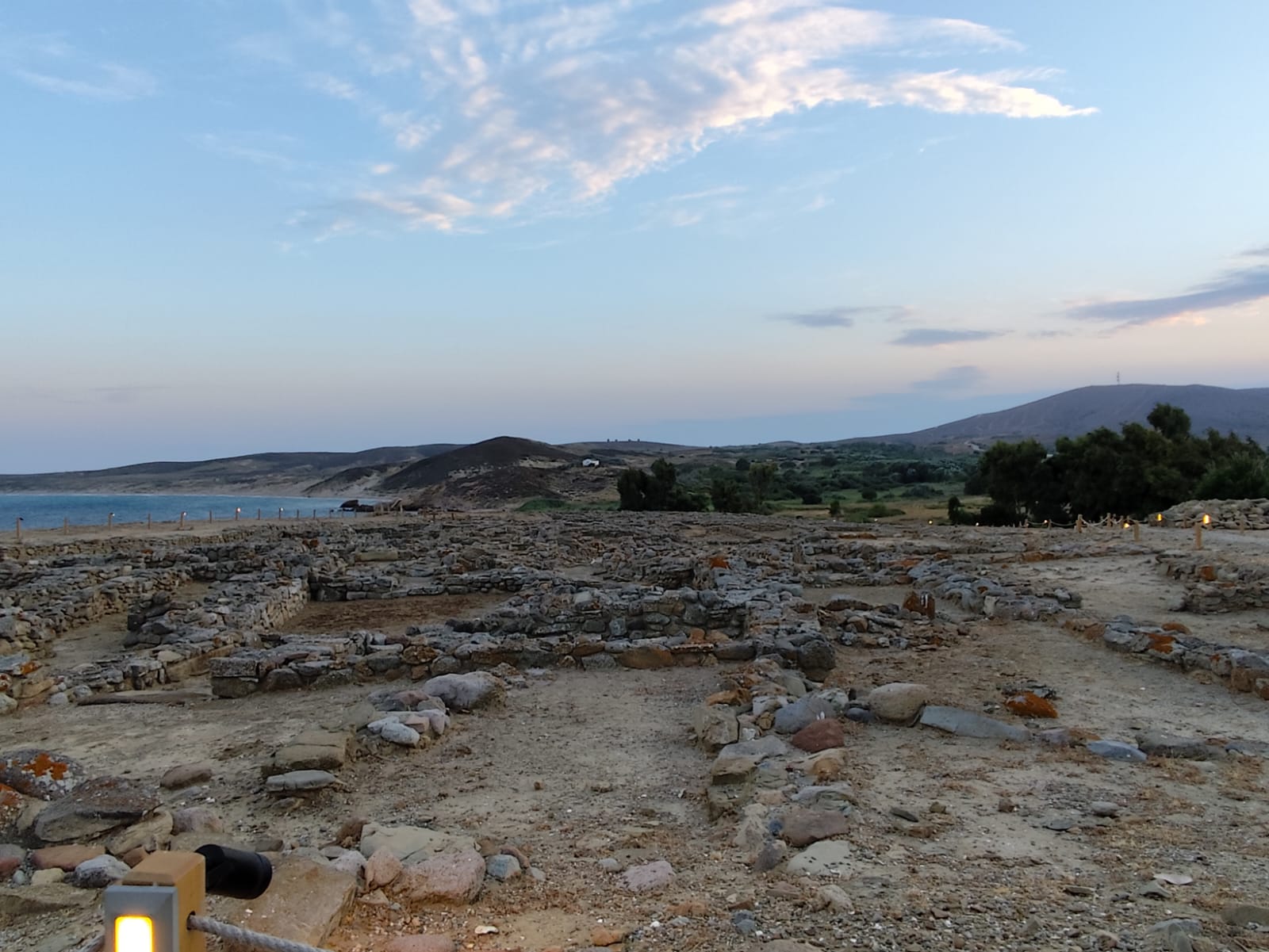 Ο αποκατεστημένος αρχαιολογικός χώρος της Πολιόχνης