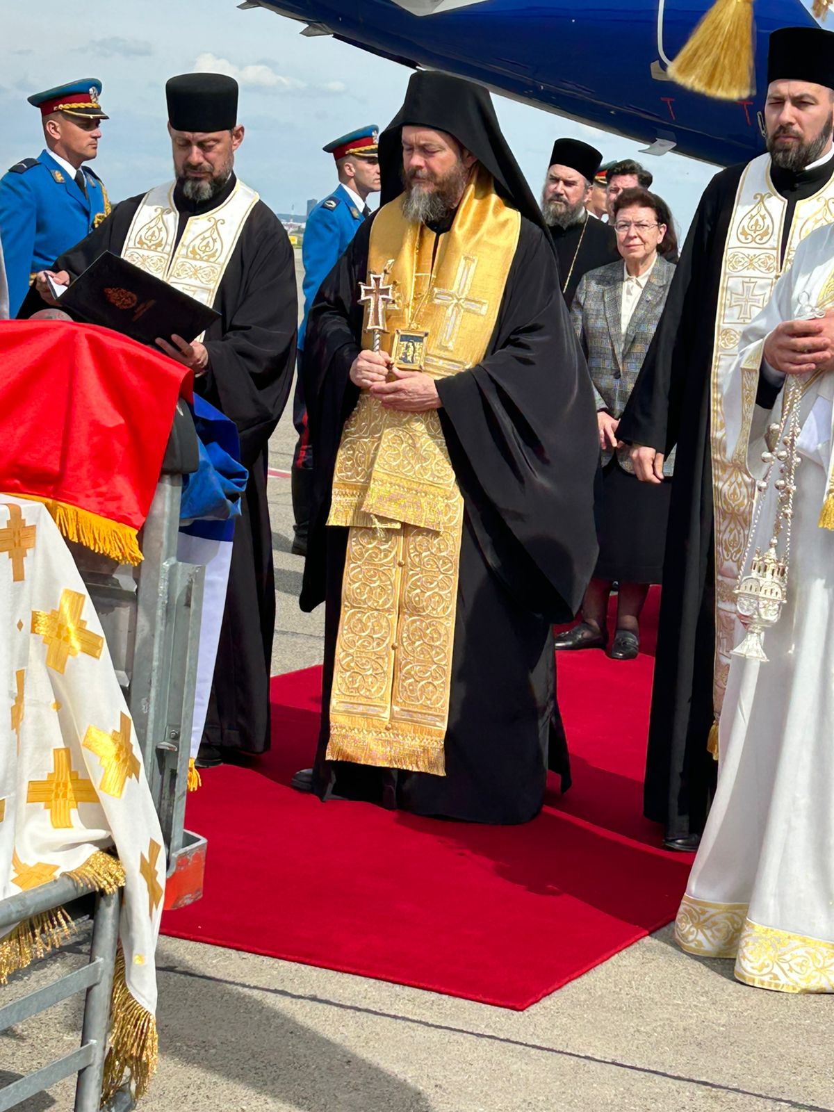 Τελετή παράδοσης επτά εμβληματικών κειμηλίων στη Σερβία, παρουσία της Υπουργού Πολιτισμού Λίνας Μενδώνη